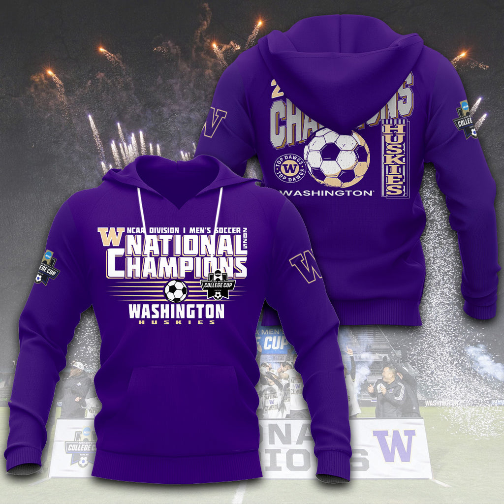Washington Huskies Men's Soccer 3D Apparel – TANTN19437