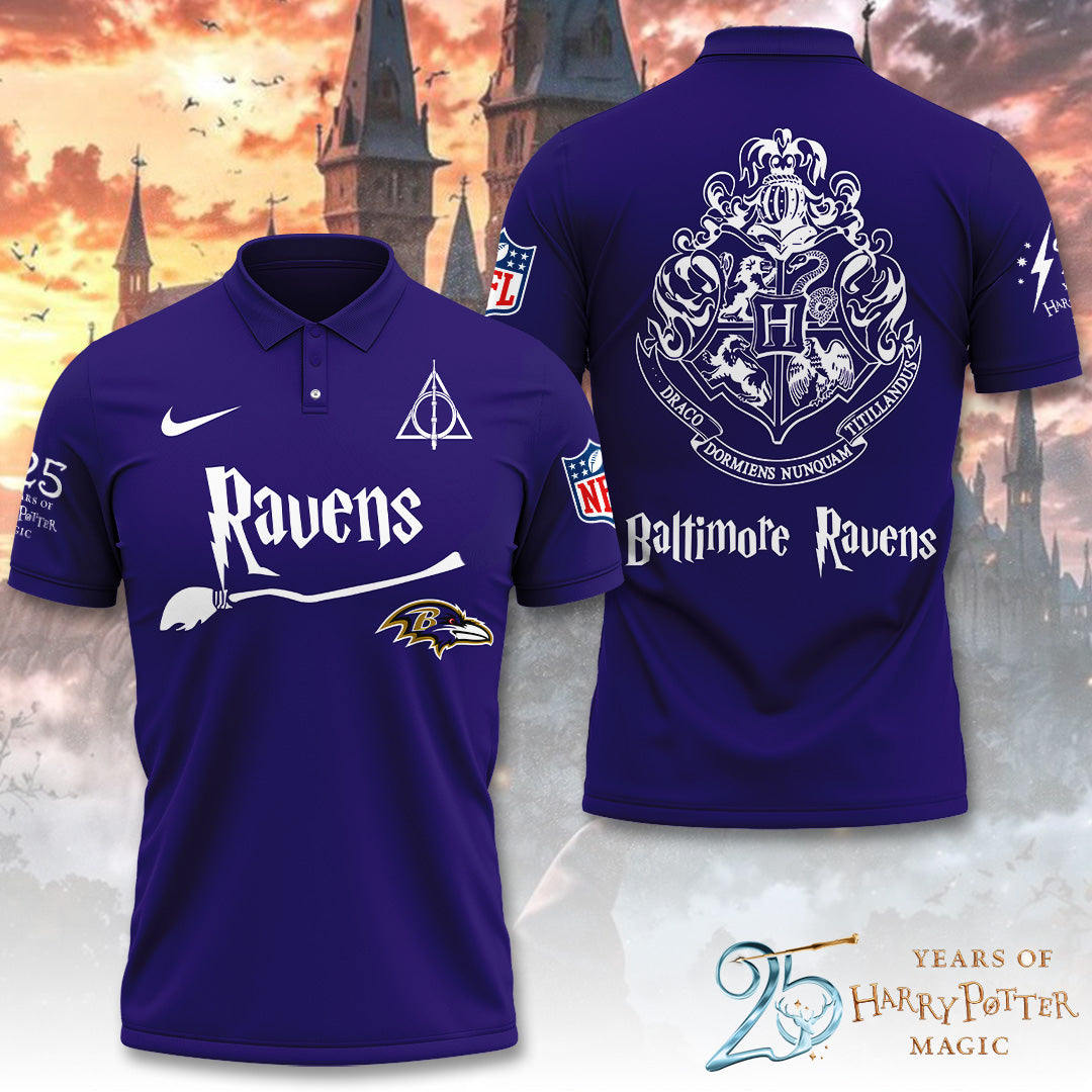 Baltimore Ravens x Harry Potter 25 Years of Magic 3D Apparel – TANTN19519