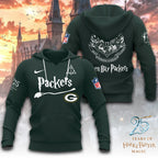 Green Bay Packers x Harry Potter 25 Years of Magic 3D Apparel – TANTN19528