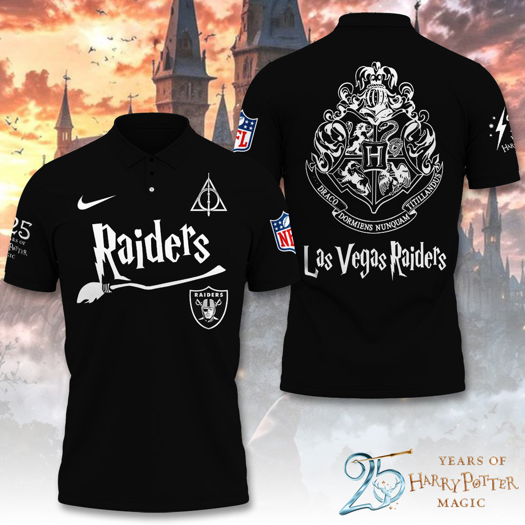 Las Vegas Raiders x Harry Potter 25 Years of Magic 3D Apparel – TANTN19533