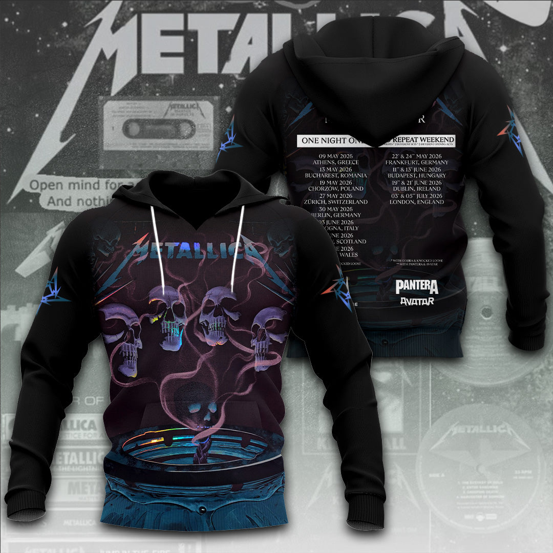 Metallica Tour 2026 3D Apparel – TANTN19743