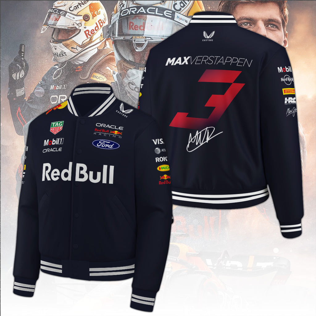 Red Bull Racing x Max Verstappen Varsity Jacket – TANTN19909