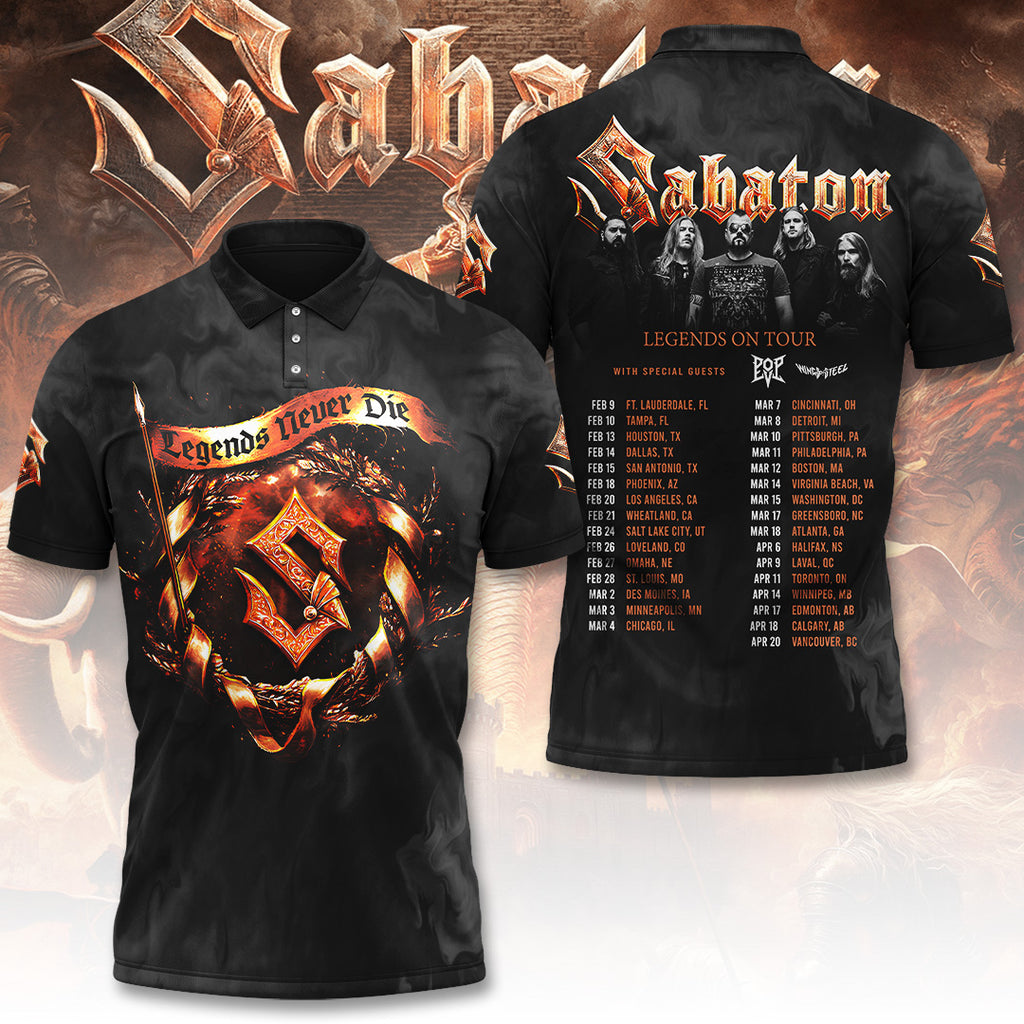 Sabaton 2026 North American Tour 3D Apparel – TANTN19954