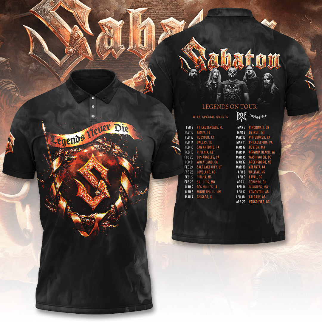Sabaton 2026 North American Tour 3D Apparel – TANTN19954
