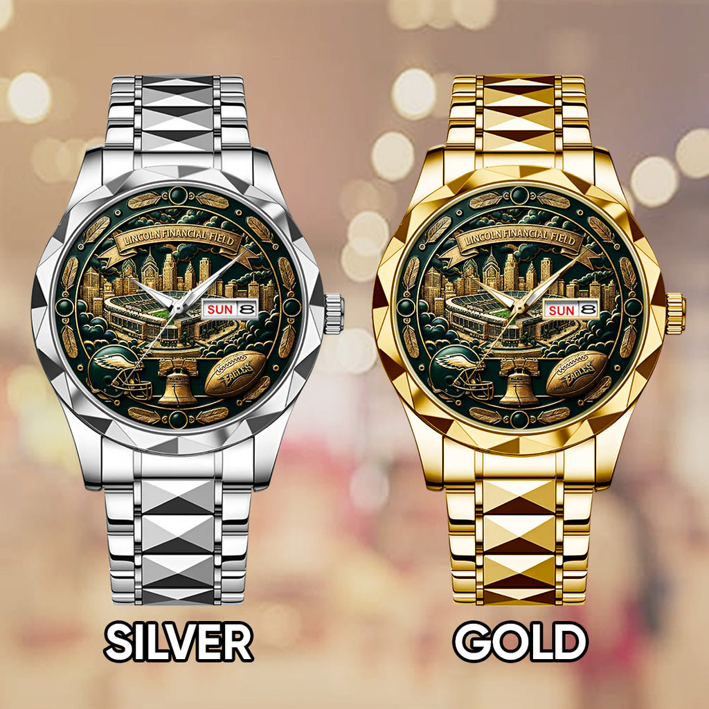 Philadelphia Eagles Alloy Luxury Quartz Watch – TANTN20020