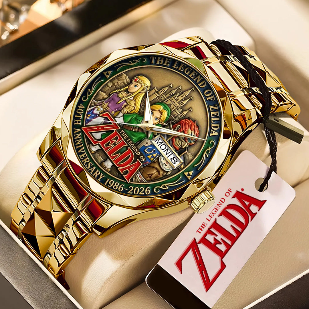 The Legend of Zelda 40th Anniversary Alloy Luxury Quartz Watch – TANTN20248