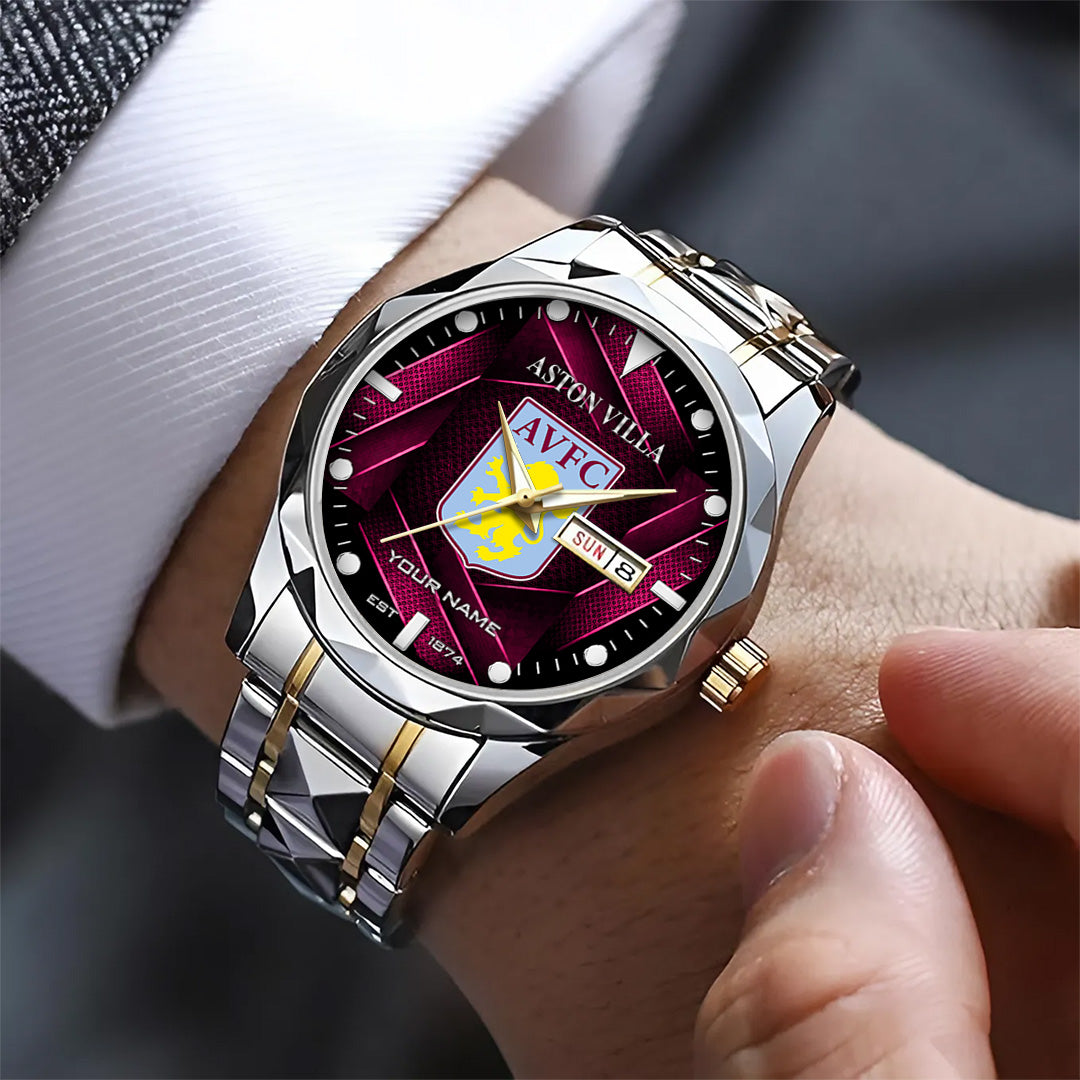 Personalized Aston Villa Alloy Luxury Quartz Watch – TANTN20268