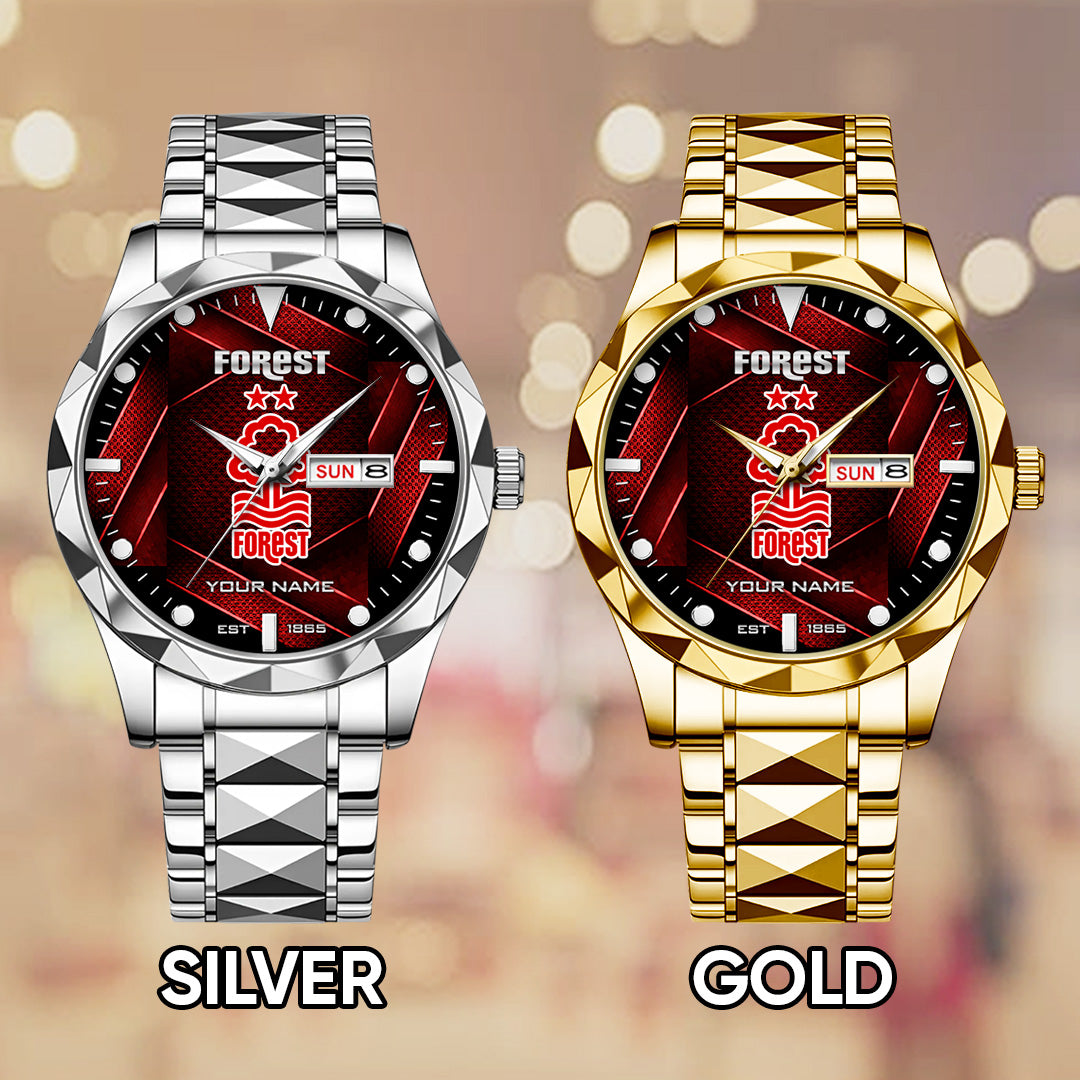 Personalized Nottingham Forest Alloy Luxury Quartz Watch – TANTN20273