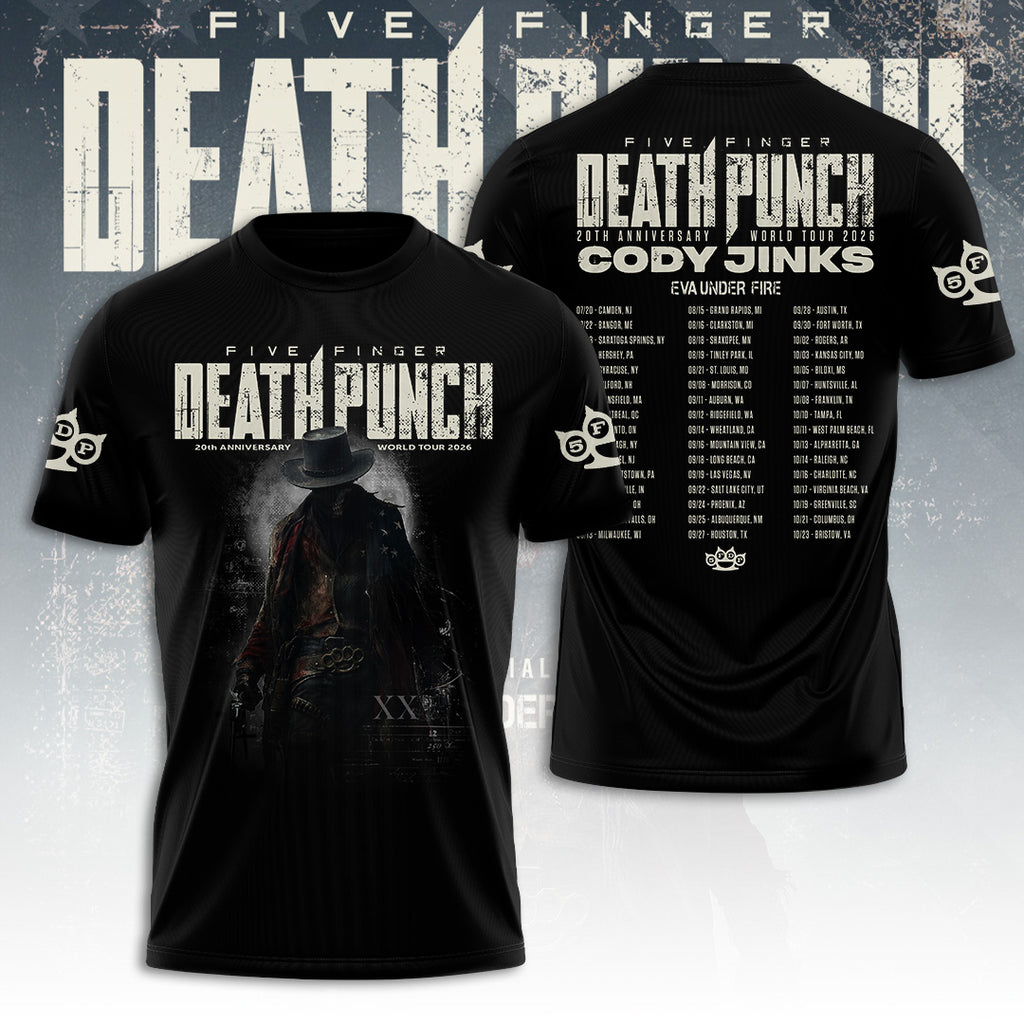 Five Finger Death Punch Tour 2026 3D Apparel – TANTN20299