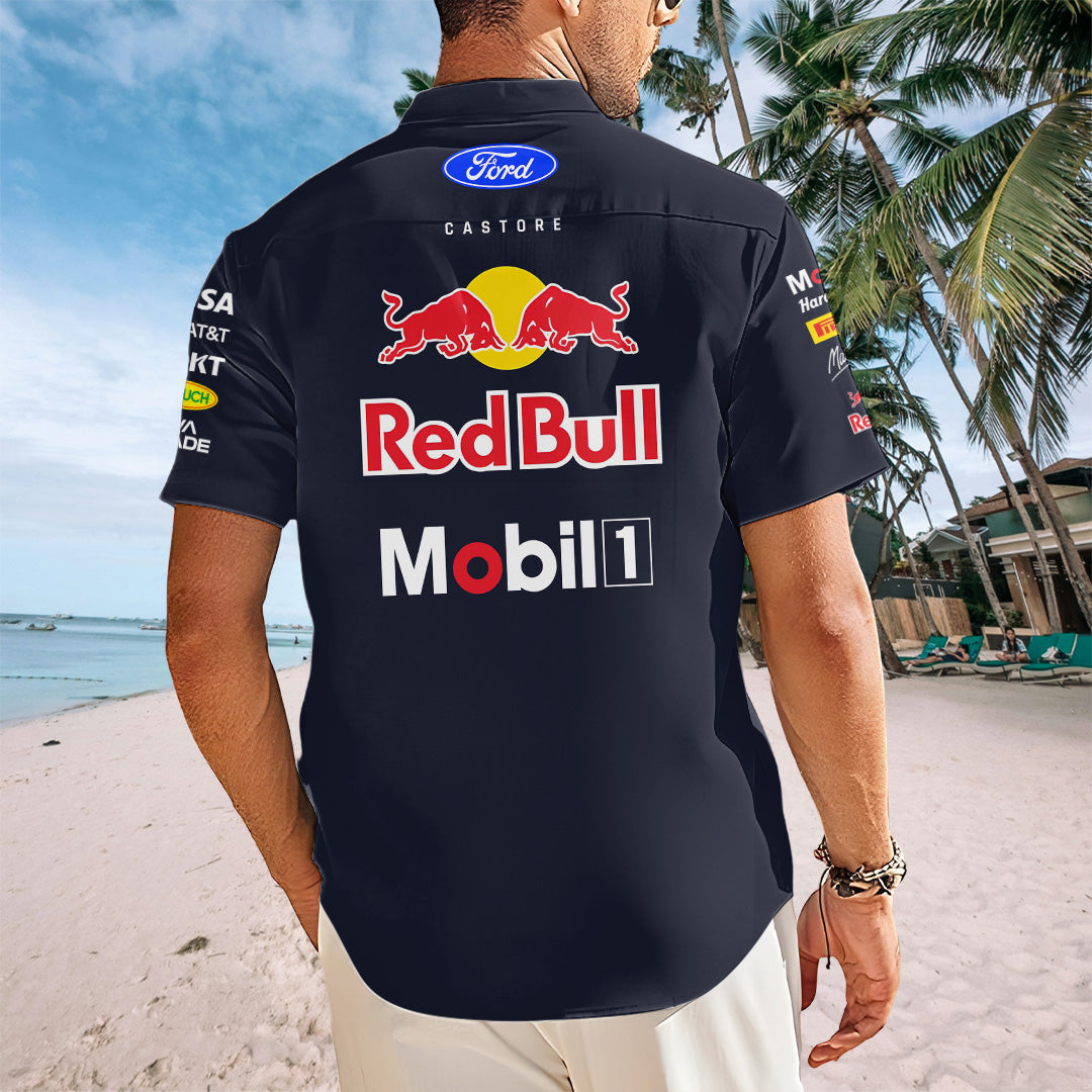 Red Bull Racing 2026 Short Sleeve Button-Down Shirt – TANTN20342