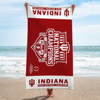 Indiana Hoosiers Football 2025 National Champions Rectangle Beach Towel – TANTN20440