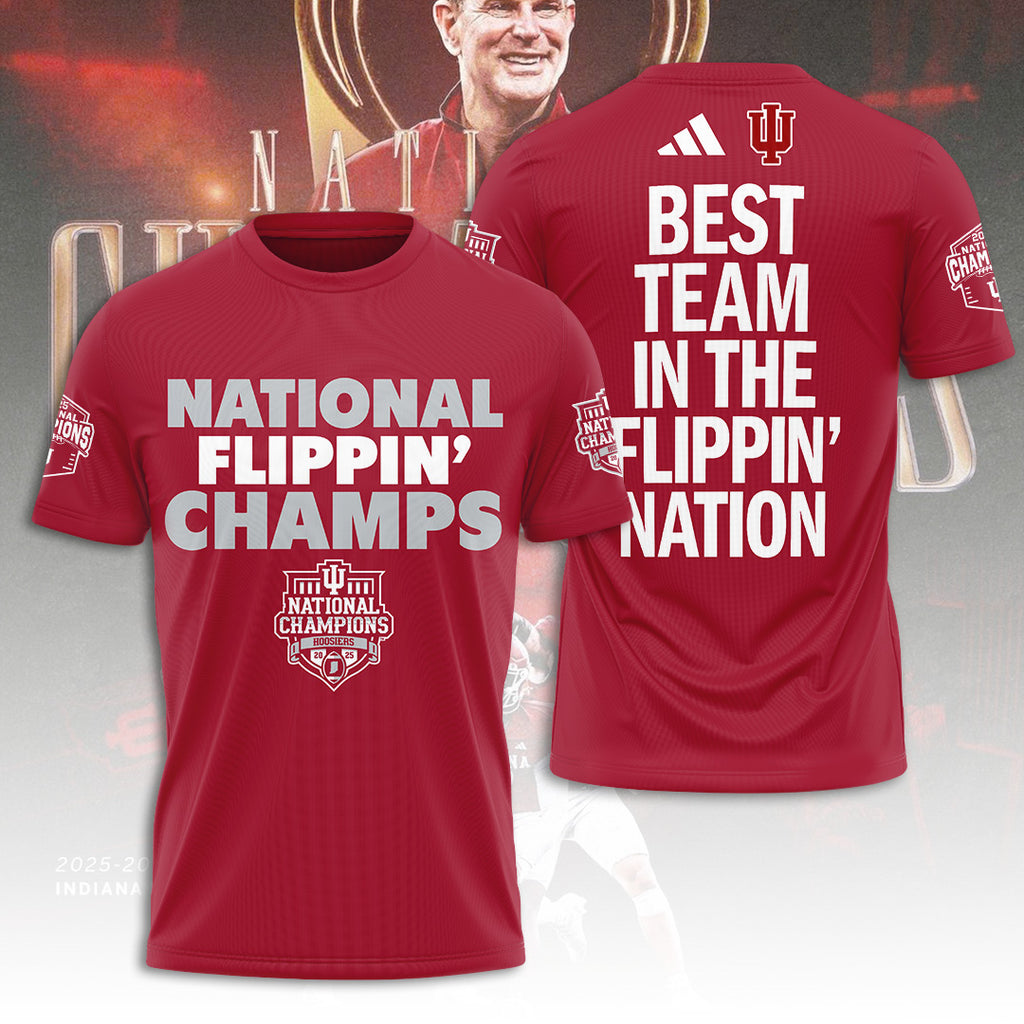 Indiana Hoosiers Football 2025 National Champions 3D Apparel – TANTN20451