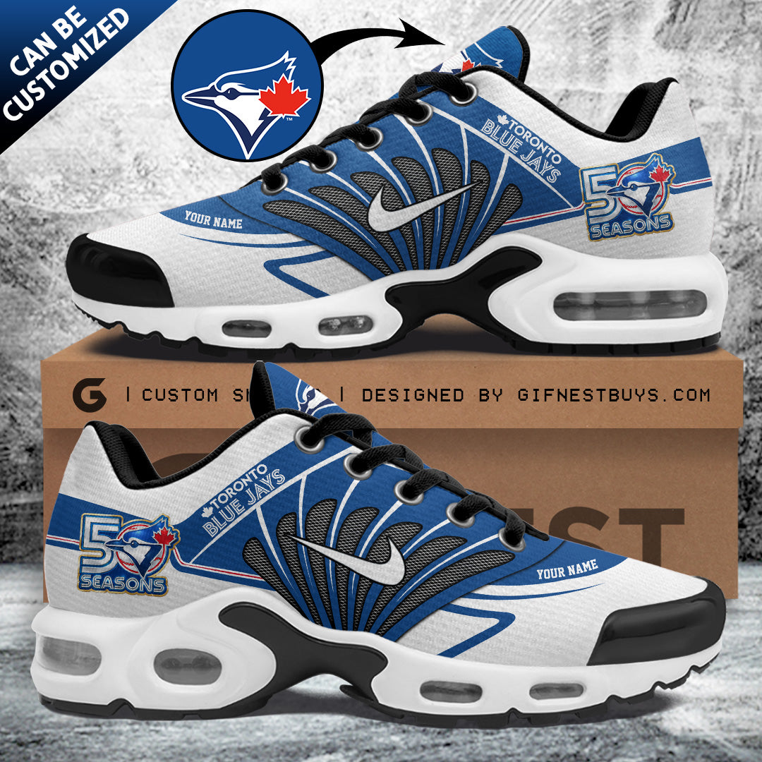 Personalized Toronto Blue Jays 50th Anniversary Air Max Shoes – TANTN20526