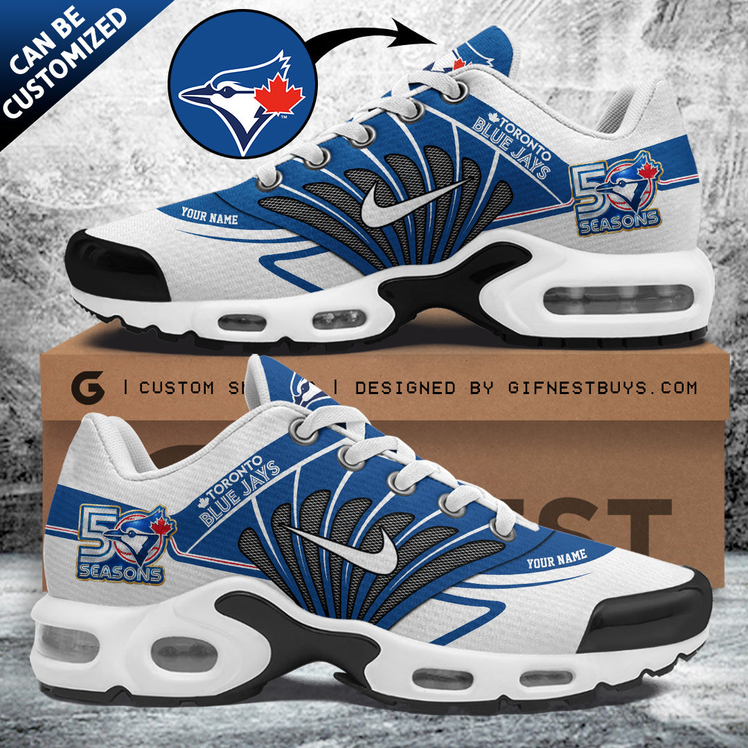 Personalized Toronto Blue Jays 50th Anniversary Air Max Shoes – TANTN20526