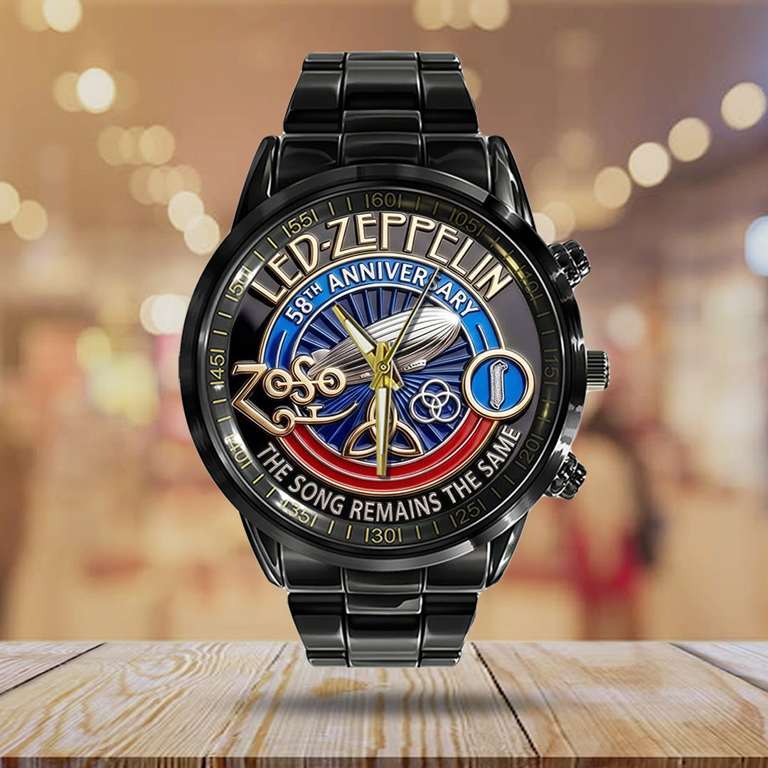 Led Zeppelin Black Stainless Steel Watch – TANTN20555