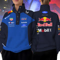 Red Bull Racing 3D Snap Button Collar Sweatshirt – TANTN20567