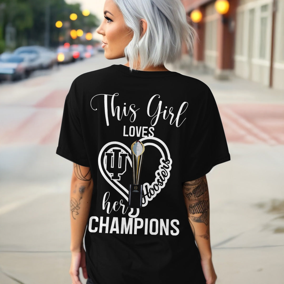 Indiana Hoosiers Football 2025 National Champions 3D Apparel – TANTN20581