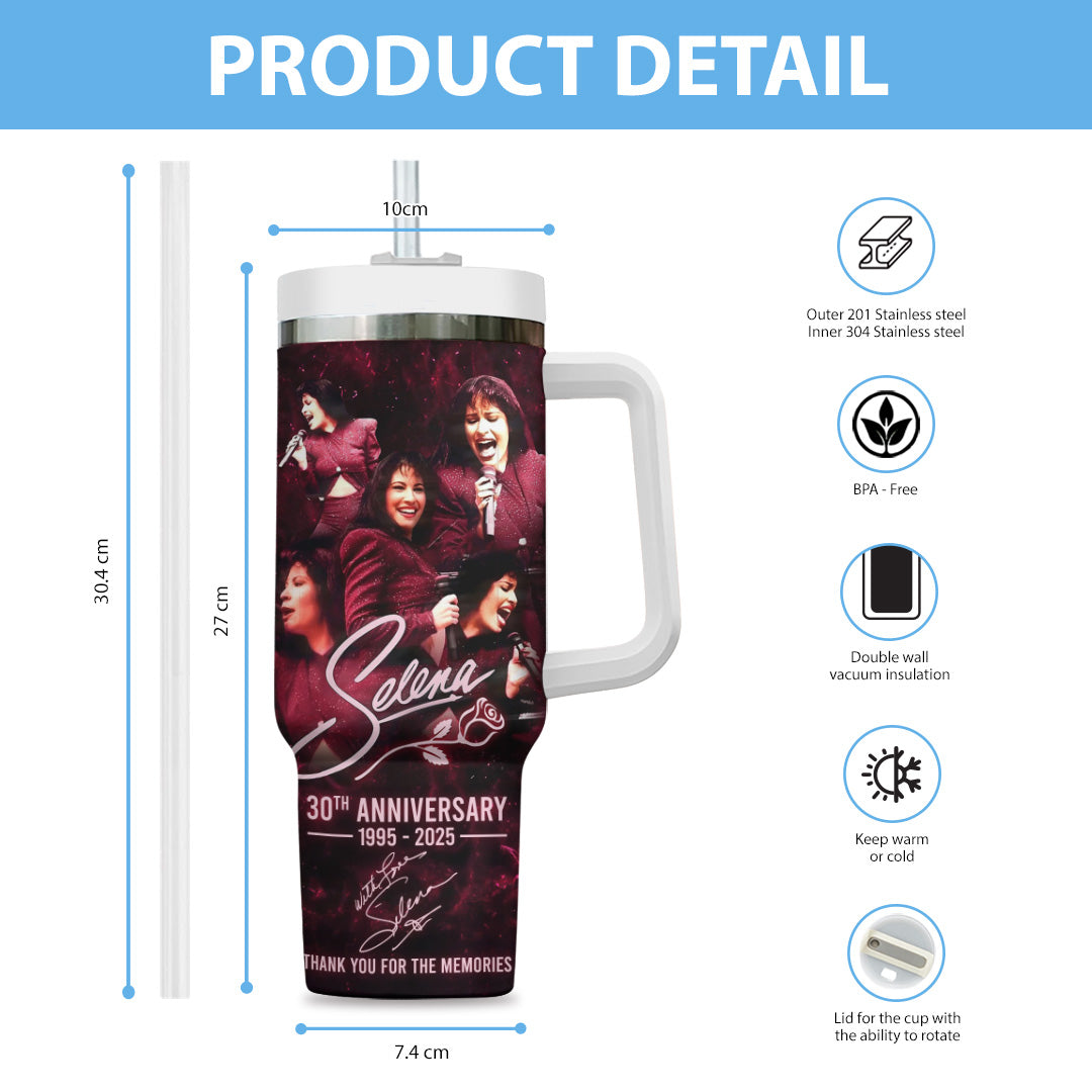 Selena 30th Anniversary 40oz Tumbler – TANTN20594