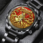 Metallica 45th Anniversary 2026 Black Stainless Steel Watch – TANTN20648