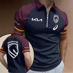 Brisbane Broncos 2026 Zip Polo Shirt – TANTN20665