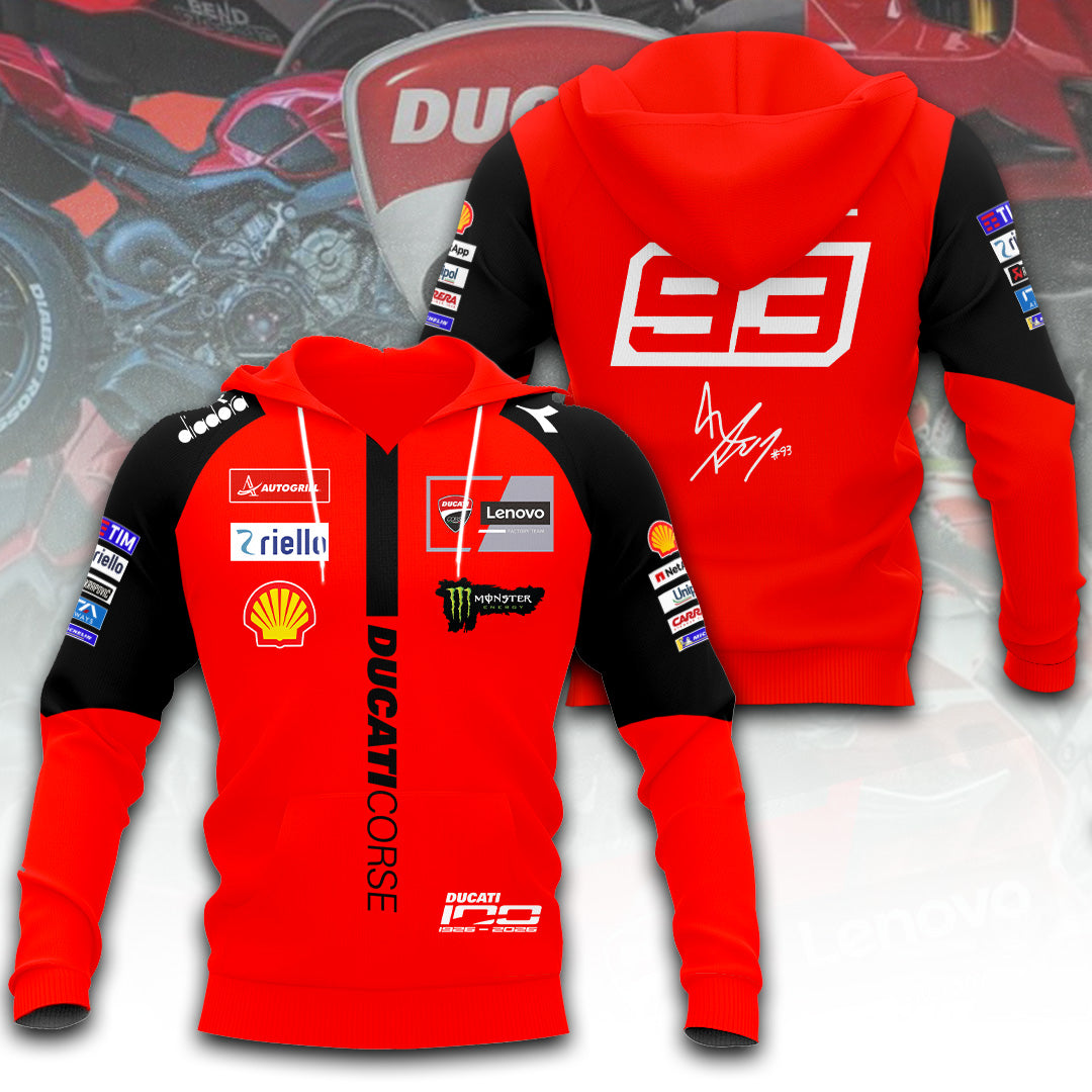 Ducati Lenovo Team x Marc Márquez 2026 3D Apparel – TANTN20743