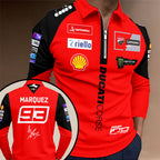 Ducati Lenovo Team x Marc Márquez 2026 Zip Polo Shirt – TANTN20745