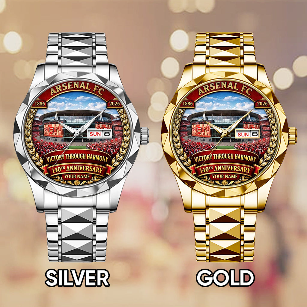 Personalized Arsenal FC 140th Anniversary Alloy Luxury Quartz Watch – TANTN20761