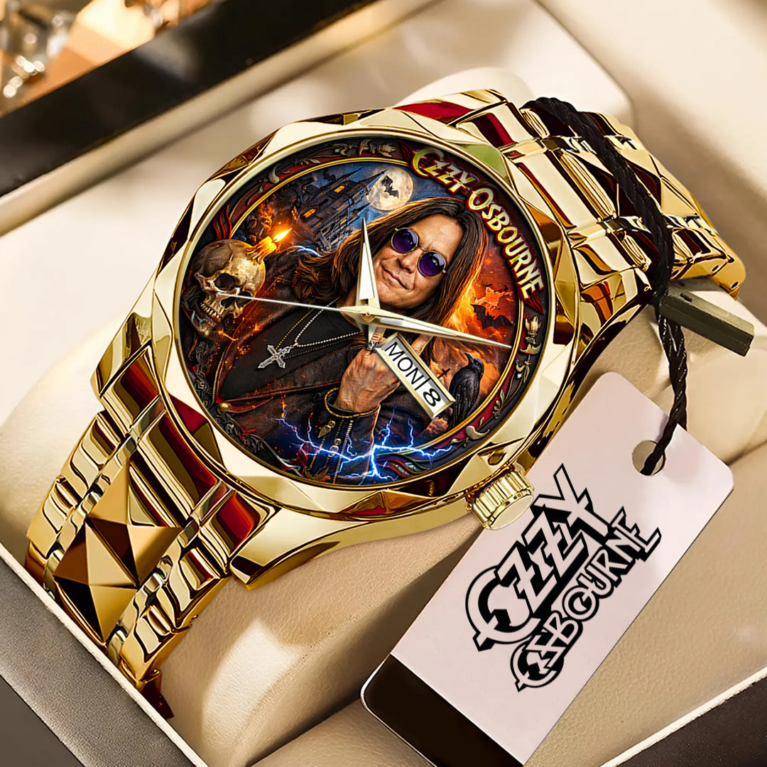 Ozzy Osbourne Alloy Luxury Quartz Watch – TANTN20872