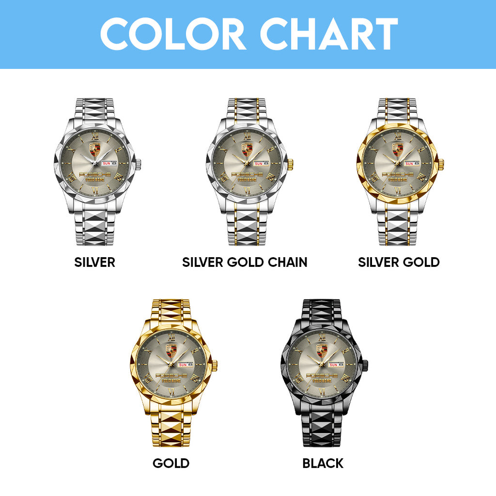 Personalized Porsche Alloy Luxury Quartz Watch – TANTN20929