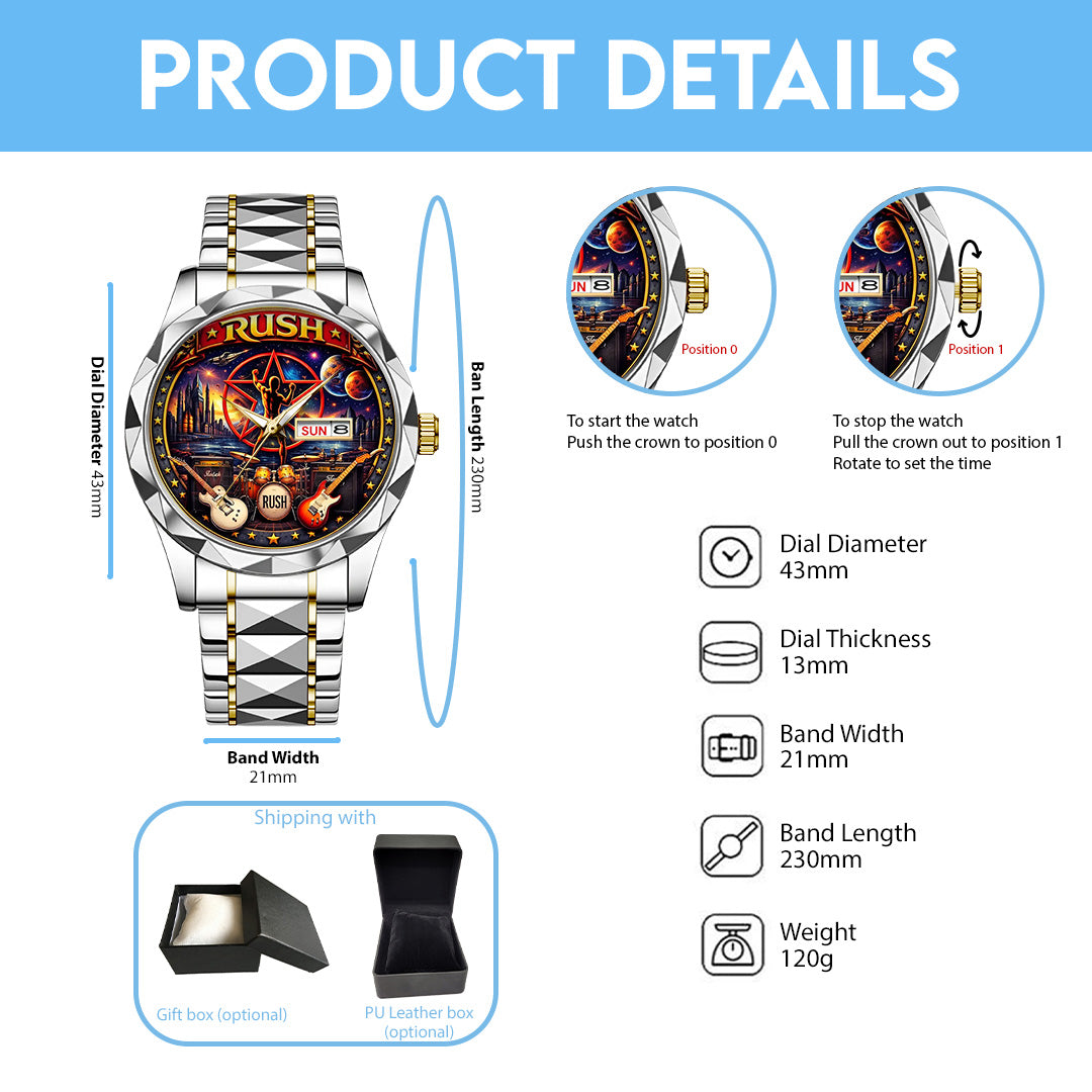 Rush Alloy Luxury Quartz Watch – TANTN20932