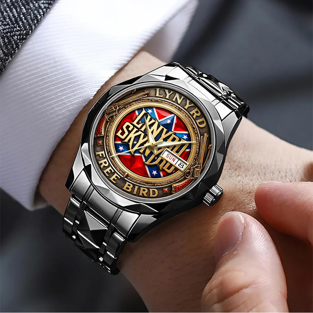 Lynyrd Skynyrd Alloy Luxury Quartz Watch – TANTN20933