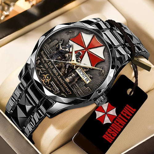 Resident Evil 30th Anniversary Alloy Luxury Quartz Watch – TANTN20934