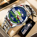 Seattle Seahawks 2025 Super Bowl LX Champions Alloy Luxury Quartz Watch – TANTN21008