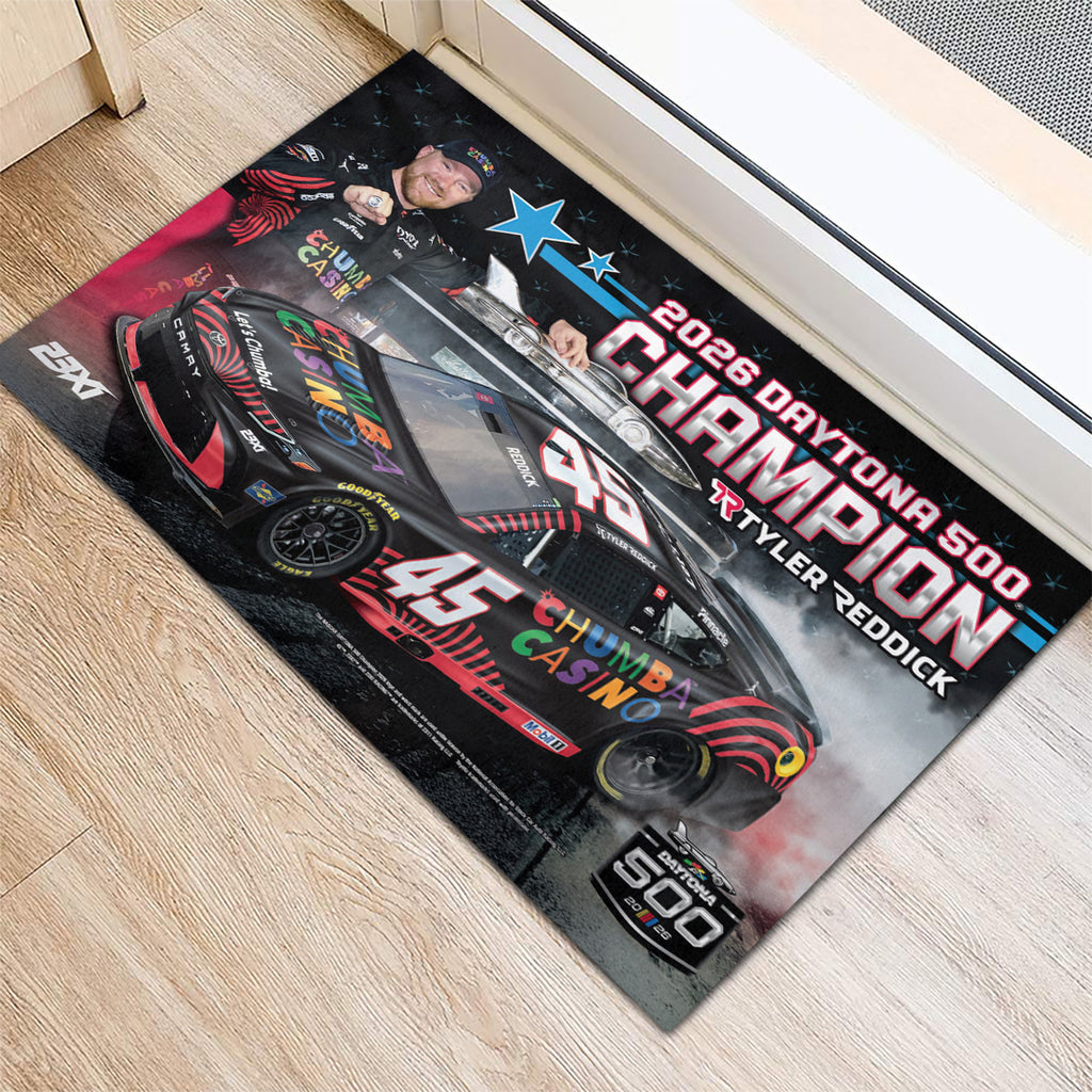 Tyler Reddick 2026 Daytona 500 Champion Custom Doormat – TANTN21132