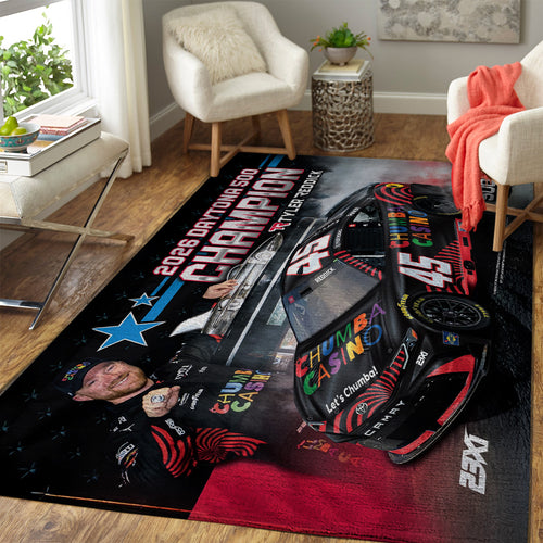 Tyler Reddick 2026 Daytona 500 Champion Rectangular Rug – TANTN21133
