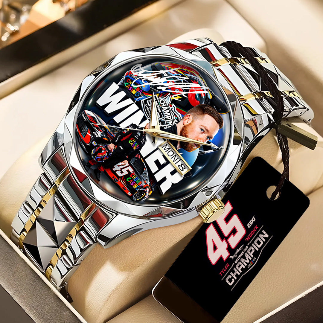 Tyler Reddick 2026 Daytona 500 Champion Alloy Luxury Quartz Watch – TANTN21139