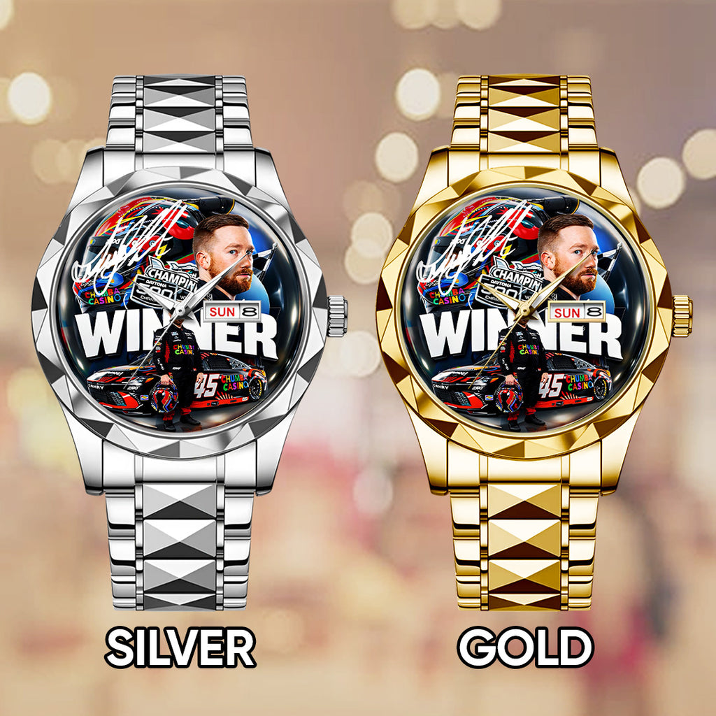 Tyler Reddick 2026 Daytona 500 Champion Alloy Luxury Quartz Watch – TANTN21139