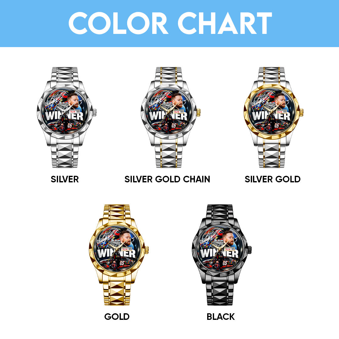 Tyler Reddick 2026 Daytona 500 Champion Alloy Luxury Quartz Watch – TANTN21139