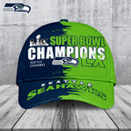 Seattle Seahawks 2025 Super Bowl LX Champions Classic Cap – TANTN21147