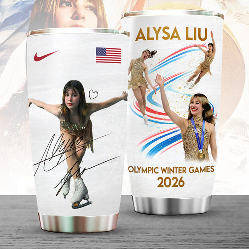 Alysa Liu Olympic Winter Games 2026 Tumbler Cup – TANTN21170