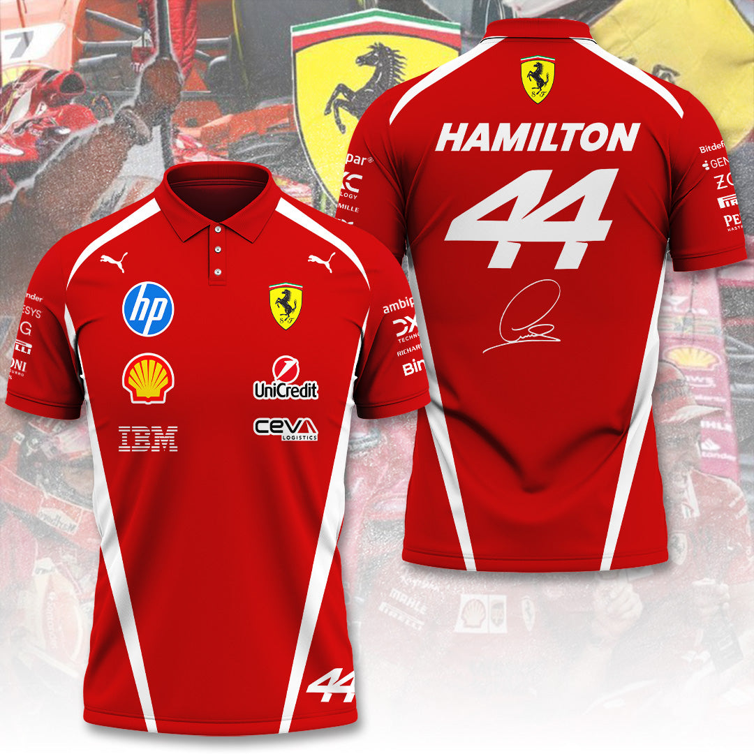 Scuderia Ferrari F1 Team x Lewis Hamilton 2026 3D Apparel – TANTN21375