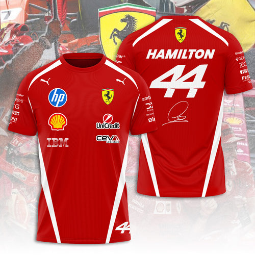 Scuderia Ferrari F1 Team x Lewis Hamilton 2026 3D Apparel – TANTN21375
