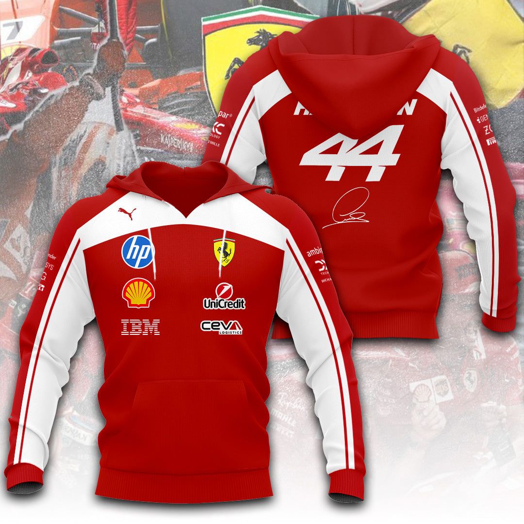 Scuderia Ferrari F1 Team x Lewis Hamilton 2026 3D Apparel – TANTN21376