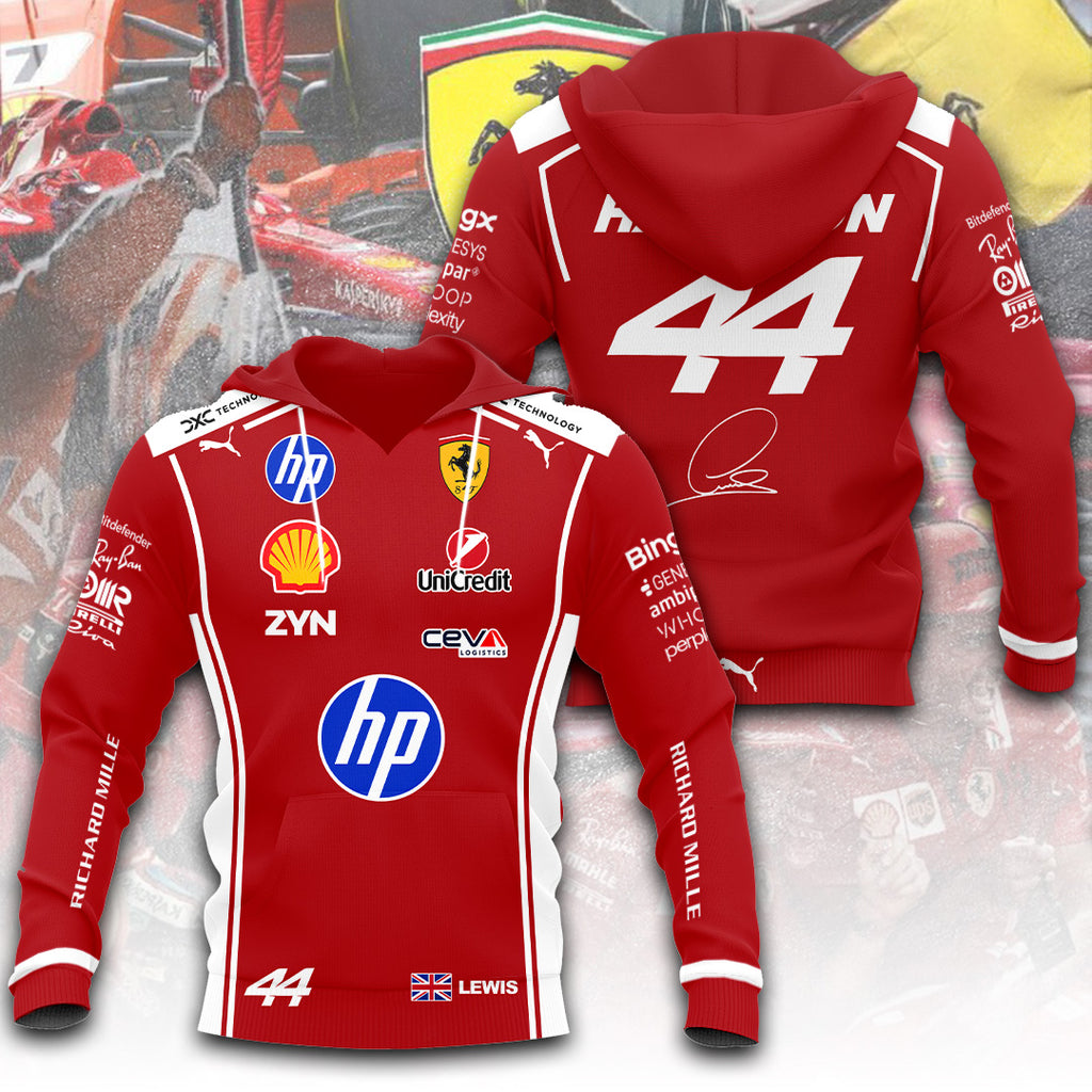 Scuderia Ferrari F1 Team x Lewis Hamilton 2026 3D Apparel – TANTN21377