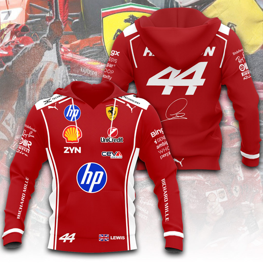 Scuderia Ferrari F1 Team x Lewis Hamilton 2026 3D Apparel – TANTN21377