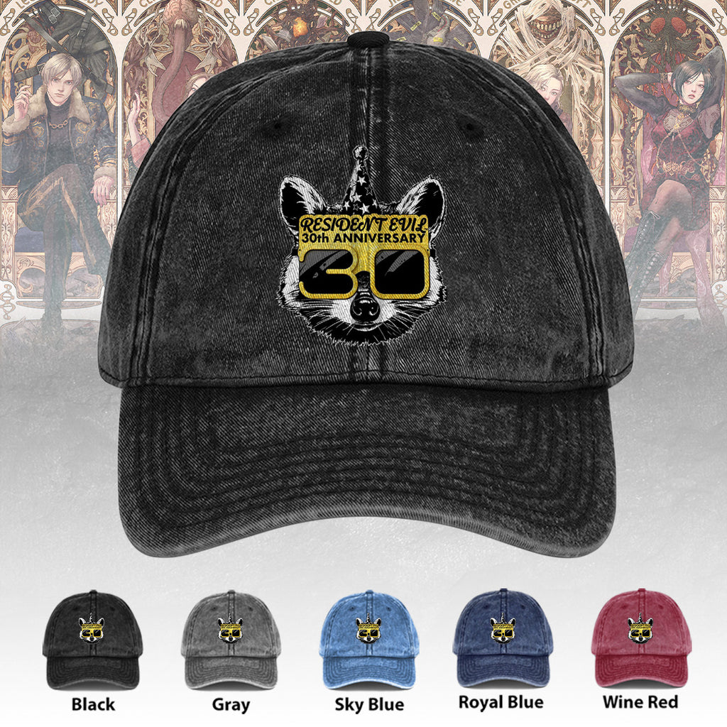 Resident Evil 30th Anniversary Wash Denim Cap – TANTN21447