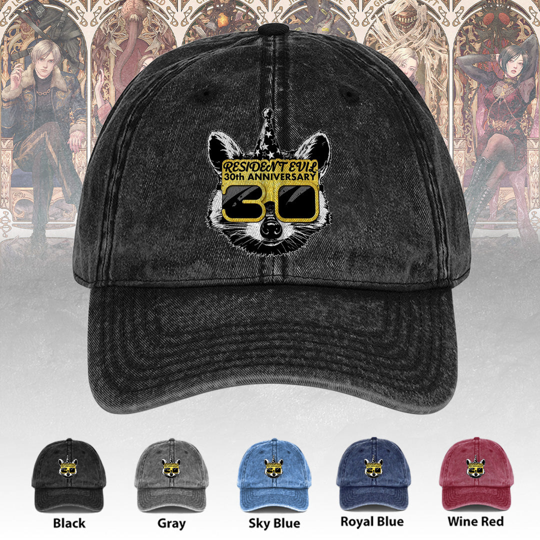 Resident Evil 30th Anniversary Wash Denim Cap – TANTN21447