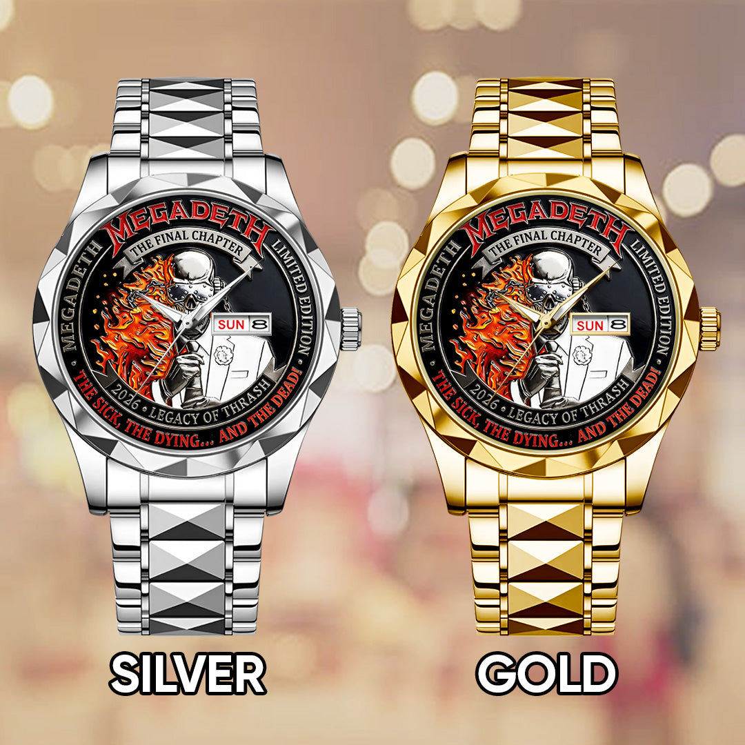Megadeth Alloy Luxury Quartz Watch – TANTN21457