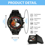 Megadeth Black Stainless Steel Watch – TANTN21458