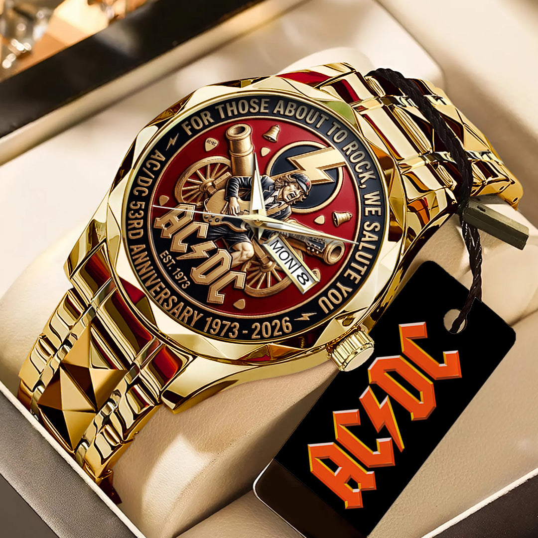 AC/DC Alloy Luxury Quartz Watch – TANTN21489